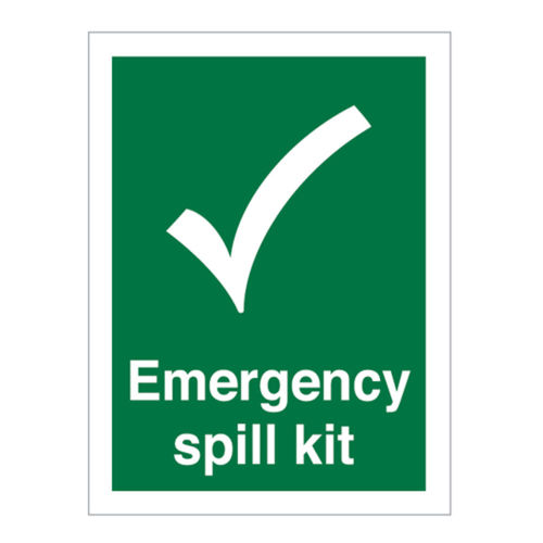 Emergency Spill Kit Sign (40426V)